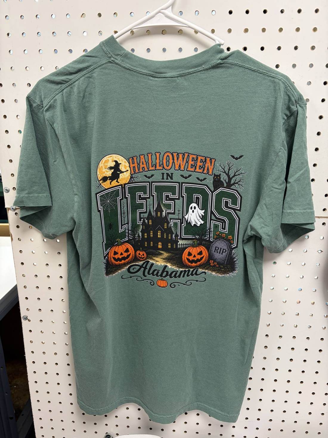 Halloween in Leeds full-color DTF tee